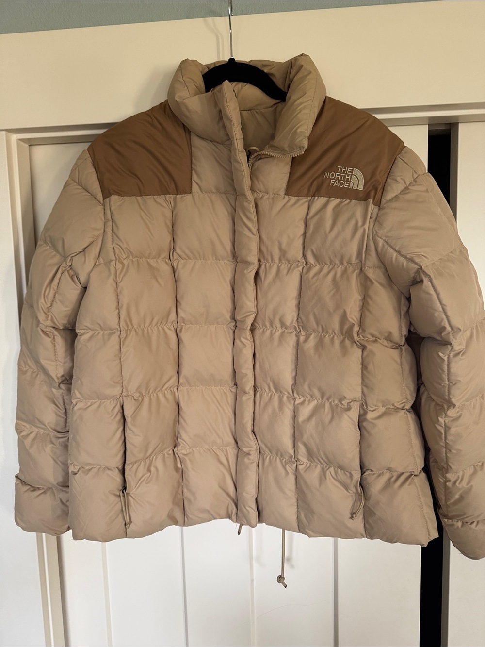 The North Face Women’s Two-Tone Tan & Brown Puffer Jacket